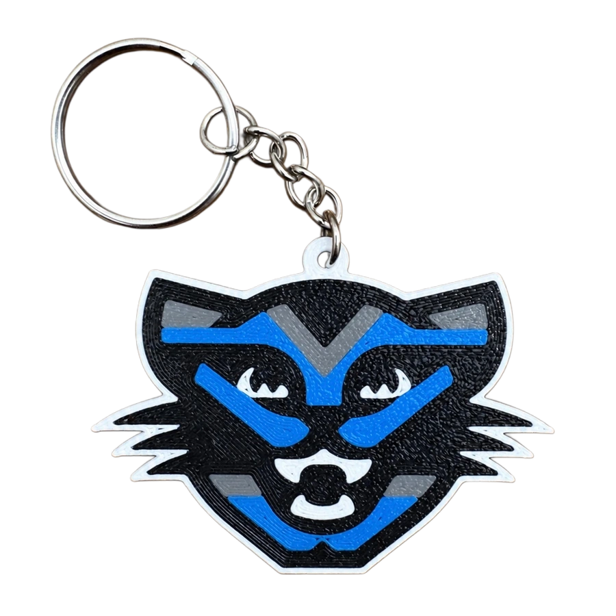 Skelly Panther Keychain