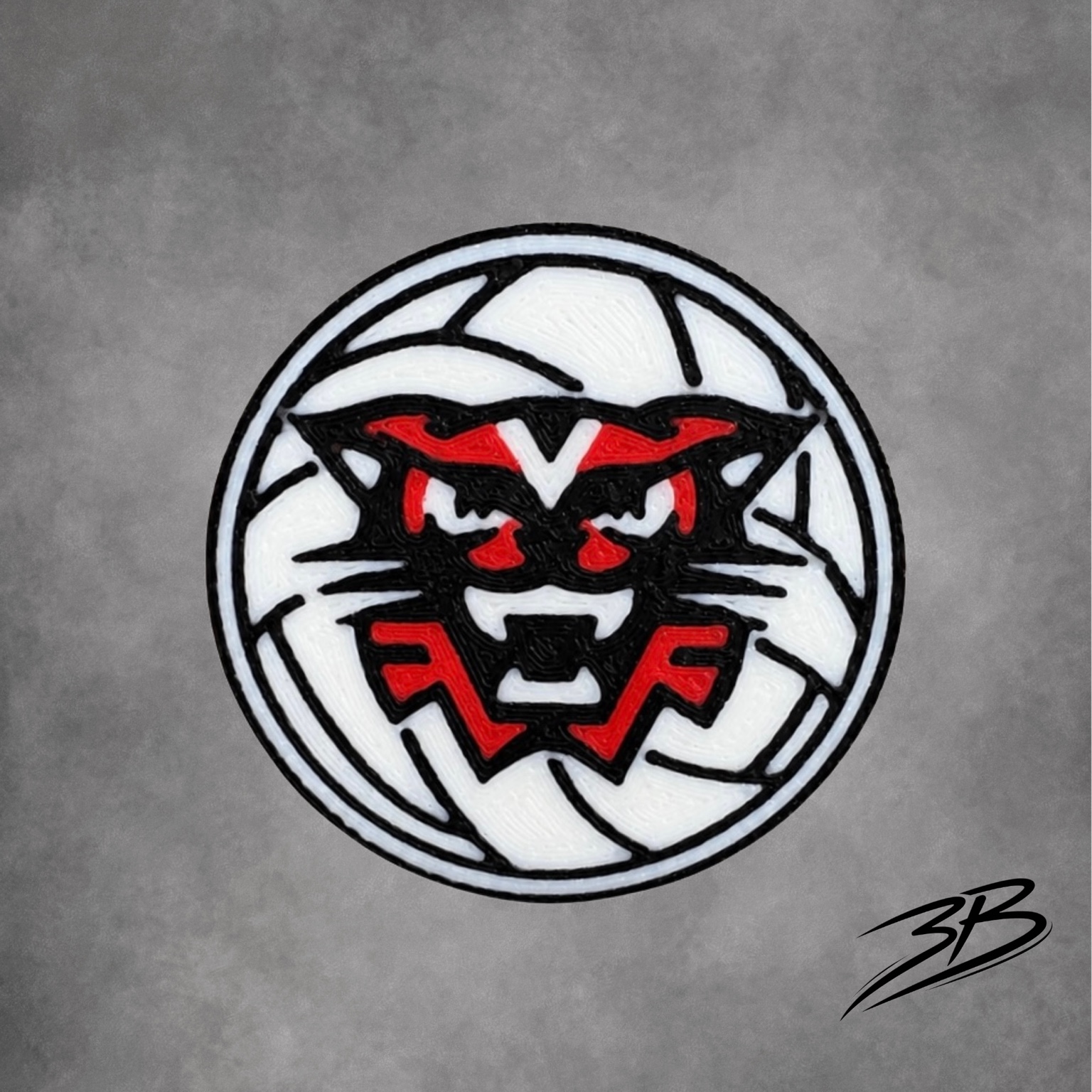 Volleyball Wildcat Pin