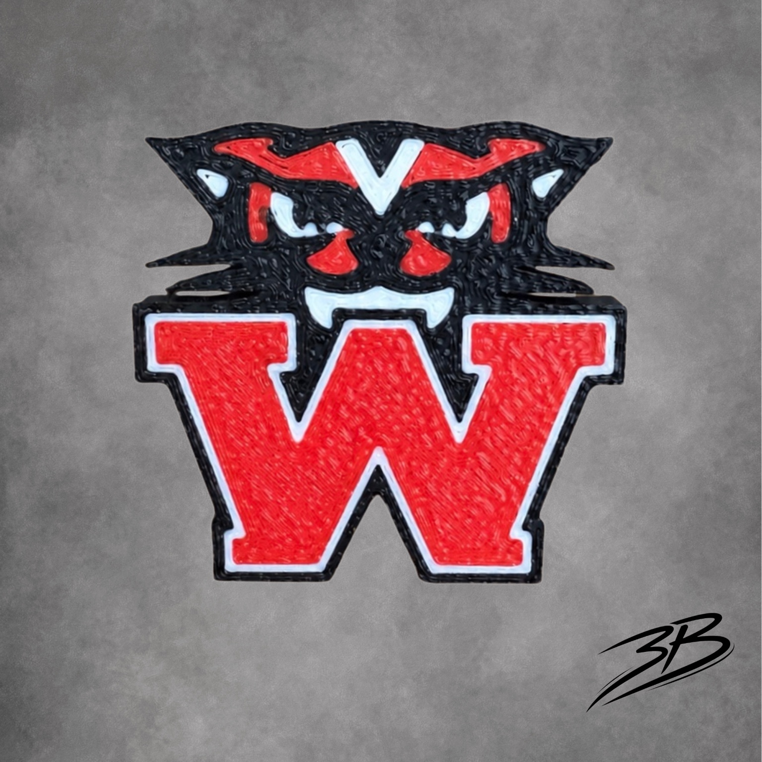 Peekaboo W Wildcat Pin