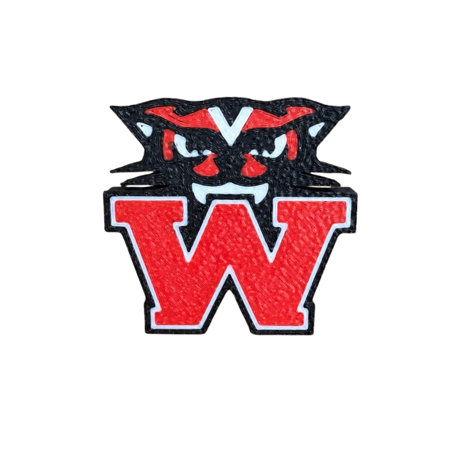 Peekaboo W Wildcat Pin